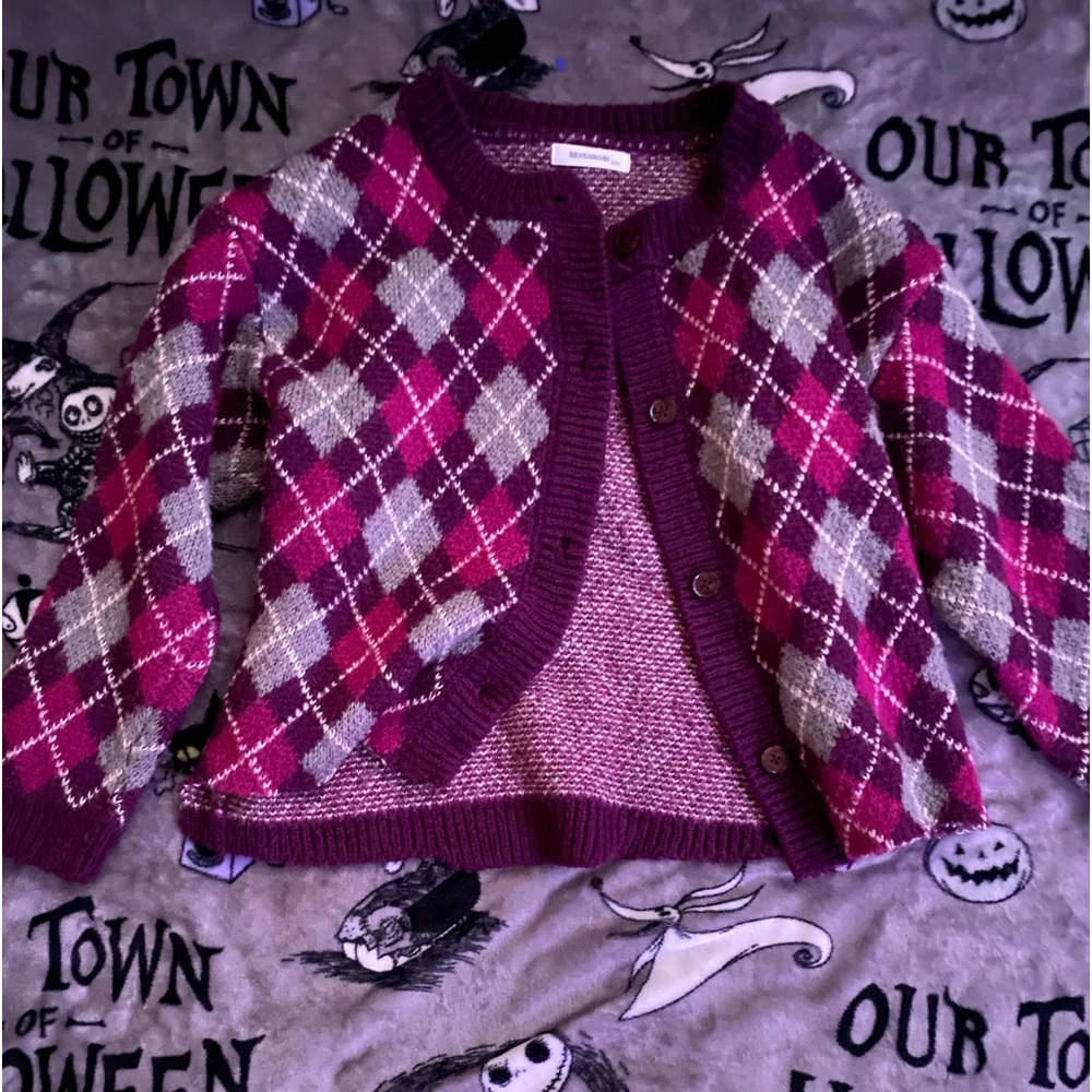 preppy cardigan